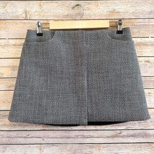 H&M Edition Skirt Women’s Size 6 Mini Heavyweight Snap Front NWT